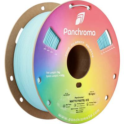 Polymaker CA04031 Panchroma™ Matte 3D nyomtatószál PLA műanyag Matt, alacsonyabb műanyag tartalom 1.75 mm 1000 g Pastel Ice, Kék, Világoskék 1 db (PLM-22663)