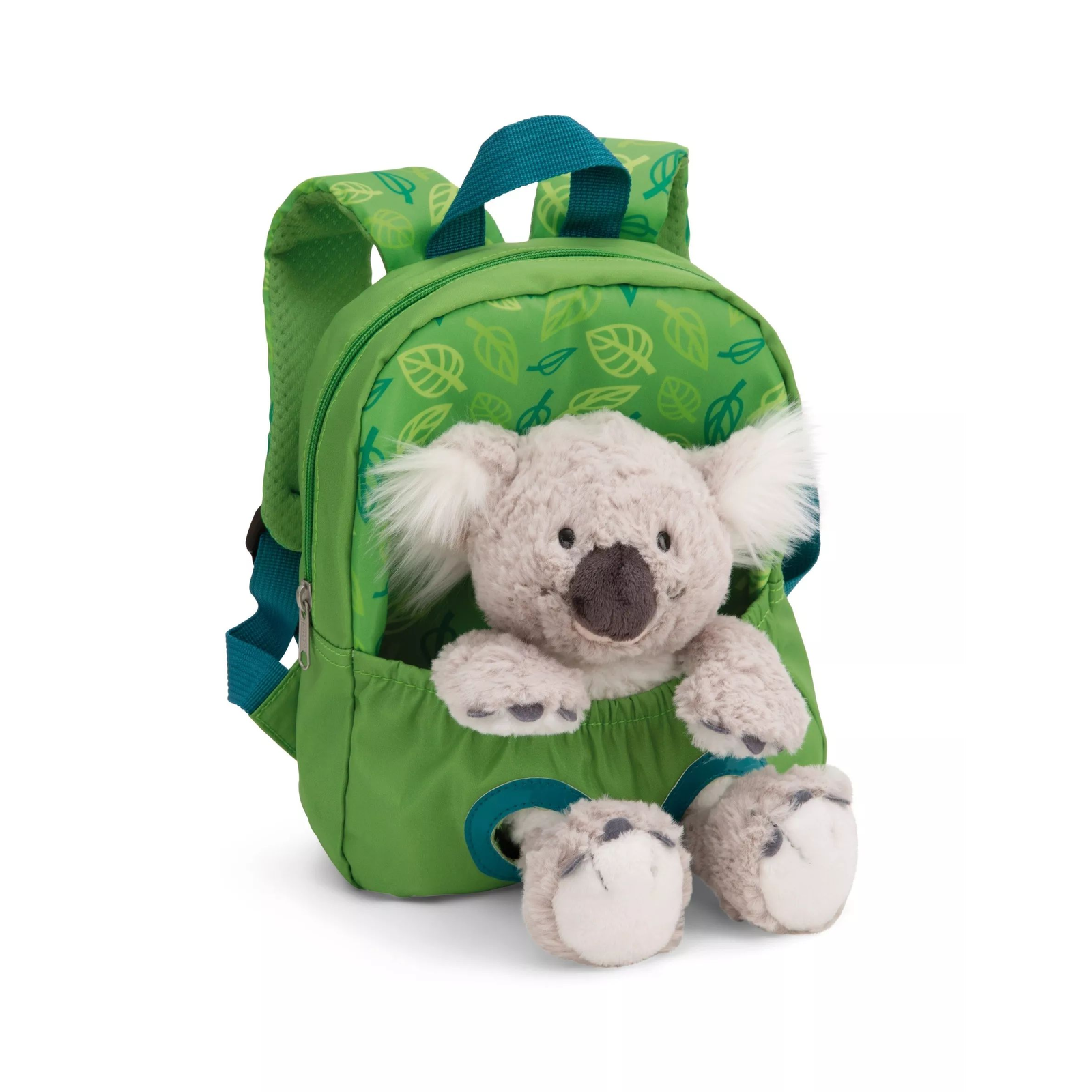 Nici Hátizsák kivehető koala plüssfigurával - Zöld 21 x 26 cm (61744)