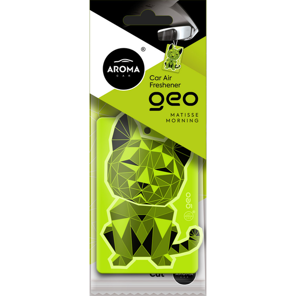 Aroma Car, Illatosító, Geo Cat Green Matisse Morning (5420894)