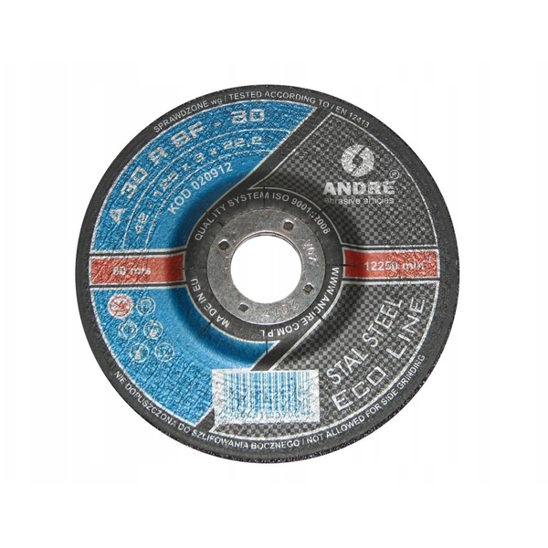 Andre TARCZA DO METALU 125 x 3,0mm METAL ECO* LINE A30RBF