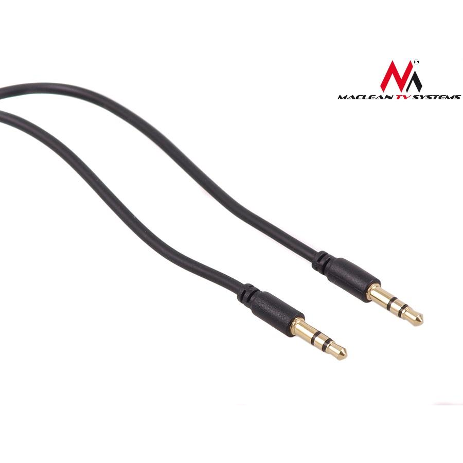 Maclean MCTV-815 3.5mm Jack (apa - anya) kábel 1.5m - Fekete (MCTV-815)