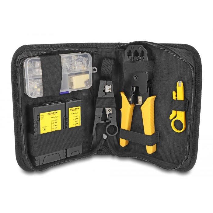 Delock hálózati szerelőkészlet RJ45 és RJ11 csatlakozókhoz (86696) (d86696)