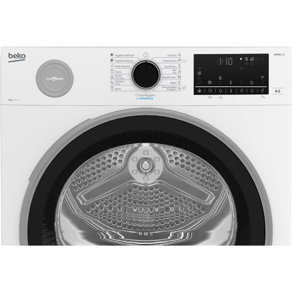 Szárítógép Beko B5T4924SWW fehér 9 kg A+++