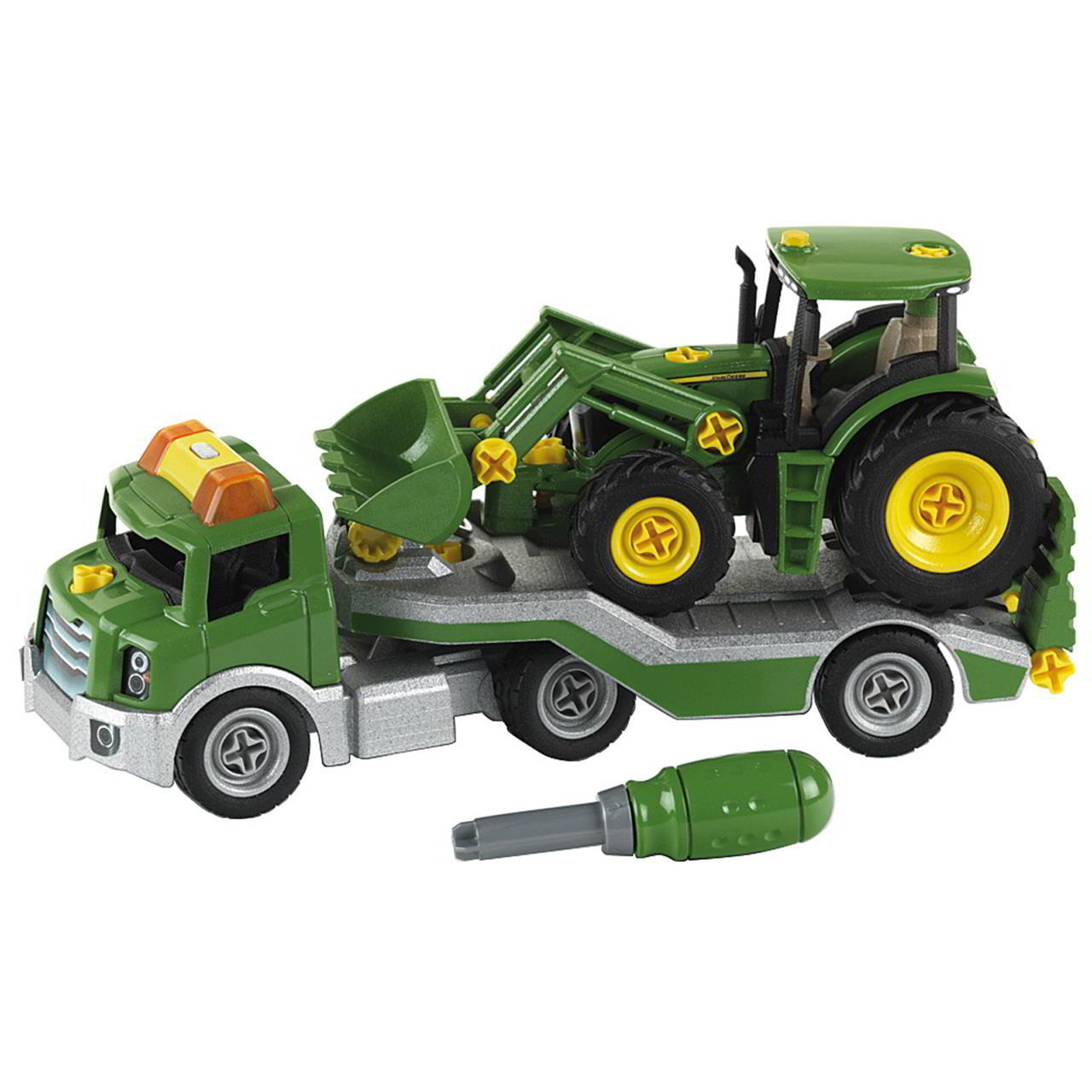 Theo Klein 3908 John Deere szállító traktorral (1:24) - Zöld (3908)