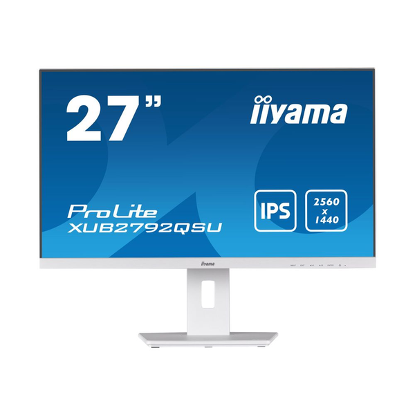 iiyama ProLite XUB2792QSU-W5 computerskærm 68,6 cm (27") 2560 x 1440 pixel Wide Quad HD LED Hvid