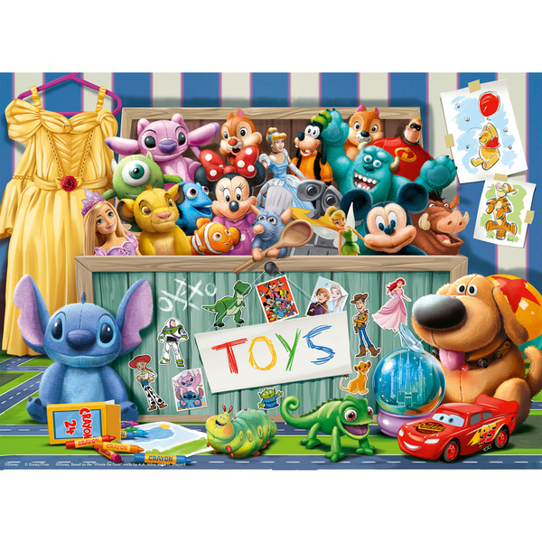 Puzzle 100 db - Pixar karakterek