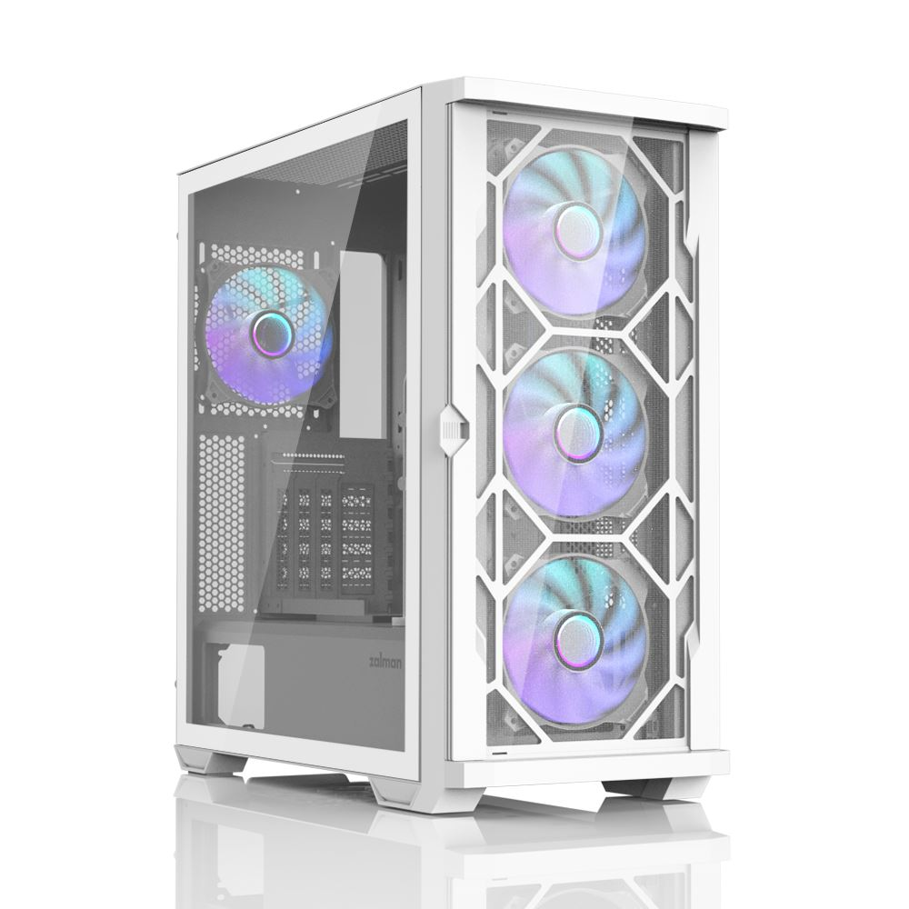 Zalman Z10 DUO White táp nélküli ablakos ház fehér (Z10 DUO WHITE)