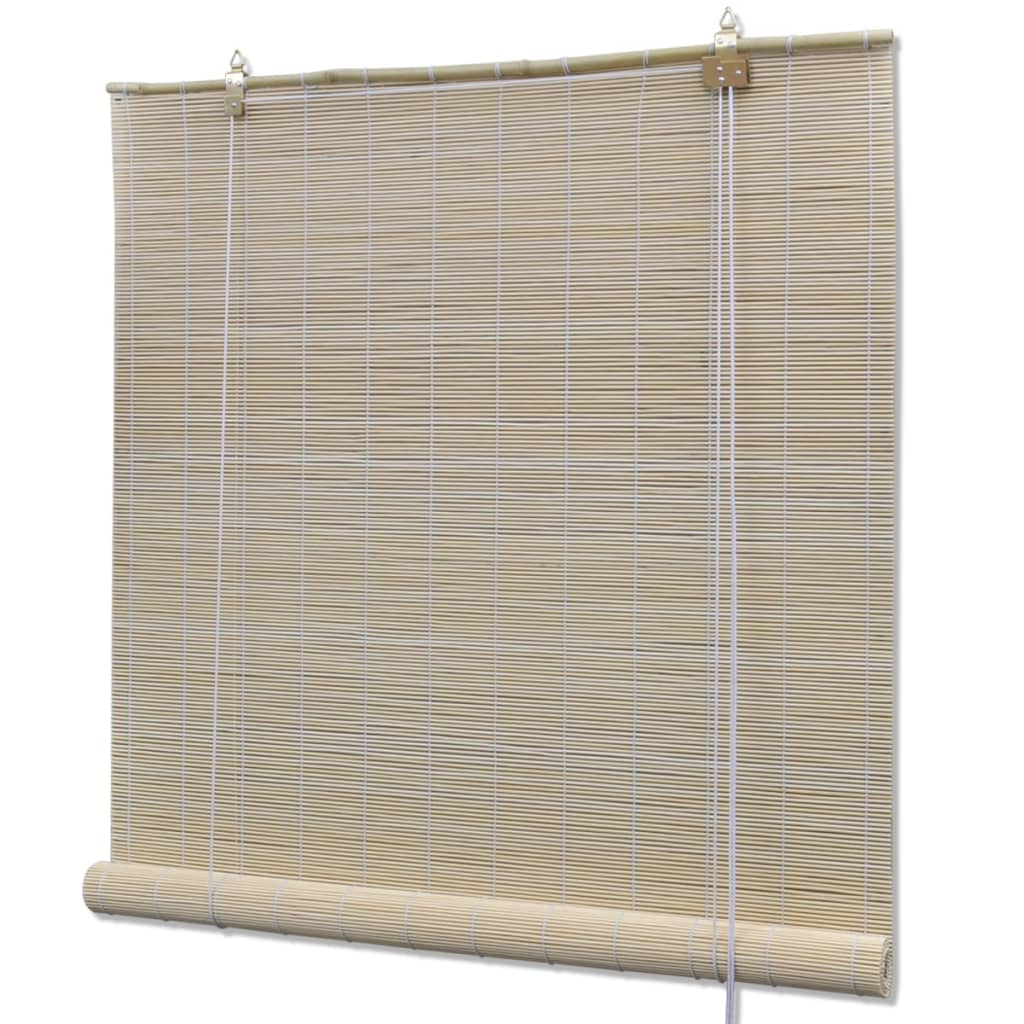 4 db természetes bambuszroló 120 x 160 cm (278743)