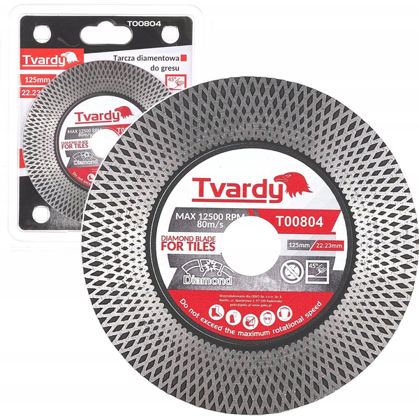  Tvardy Tarcza diamentowa do szlifowania i cięcia Gresu 125x25x22.23mm (100)