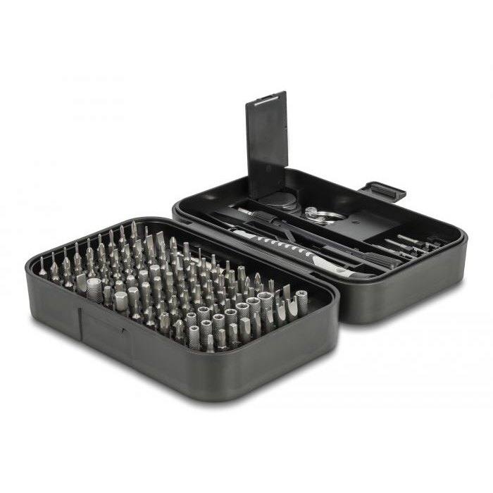 Delock precíziós csavarhúzófej készlet 130db-os (64167) (d64167)