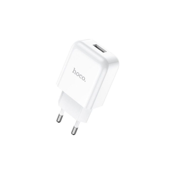HOCO N2 USB-A Hálózati töltő - Fehér (5V / 2.1A) (N2-WH)