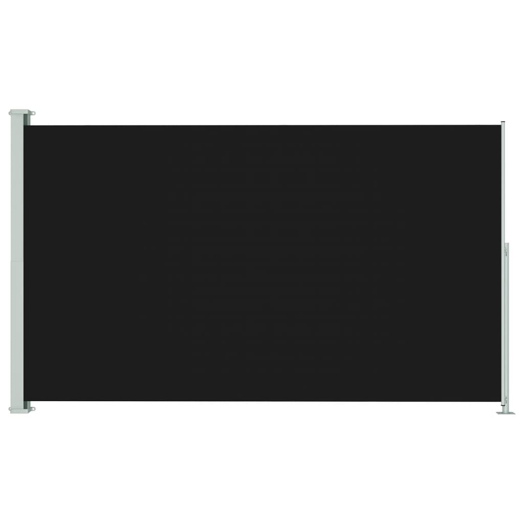 fekete behúzható oldalsó terasznapellenző 200 x 300 cm (313411)
