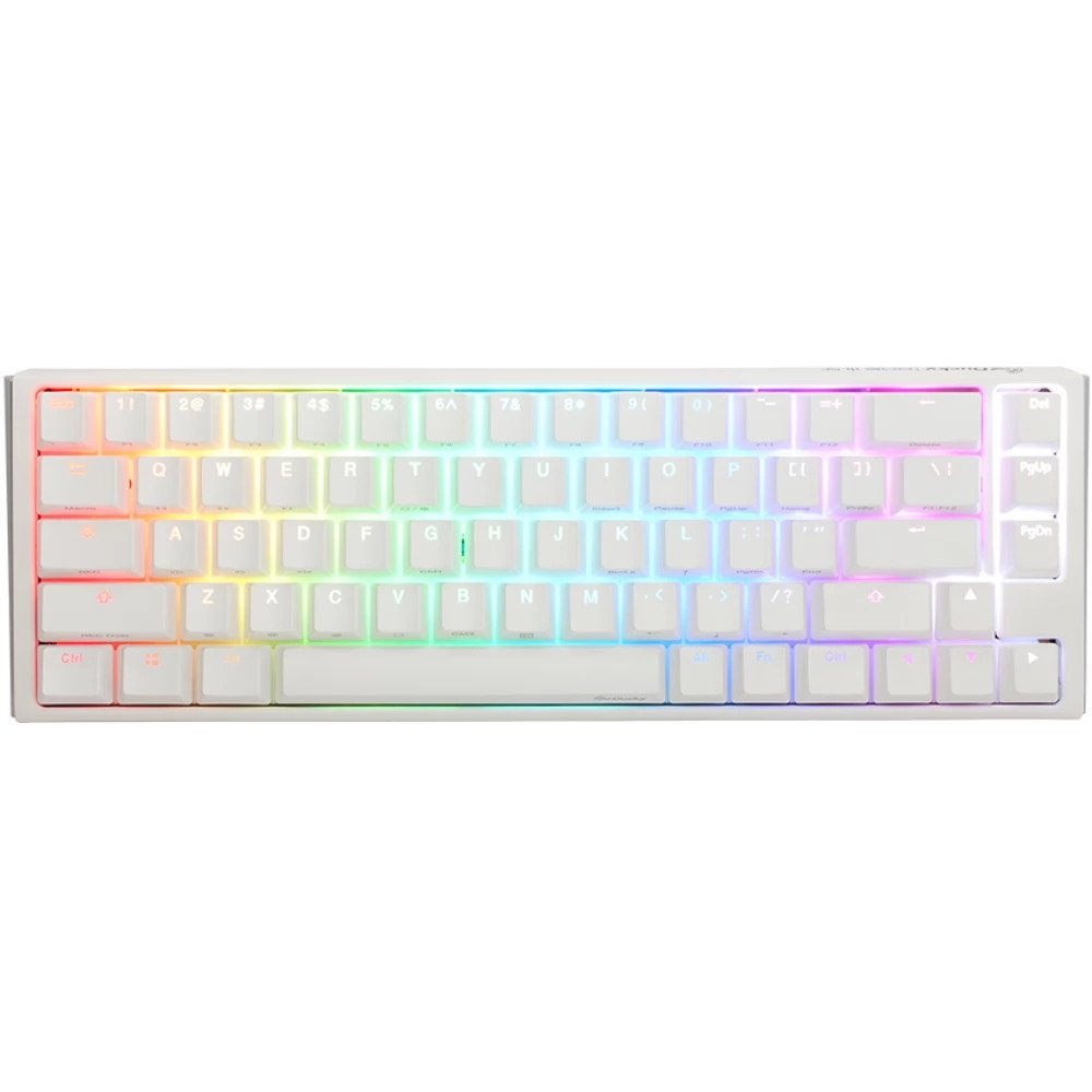 Billentyűzet Ducky ONE 3 SF MX Speed Silver RGB Premium ABS Magyar (HU) Fehér (DKON2167ST-PHUALPWWWSC1)