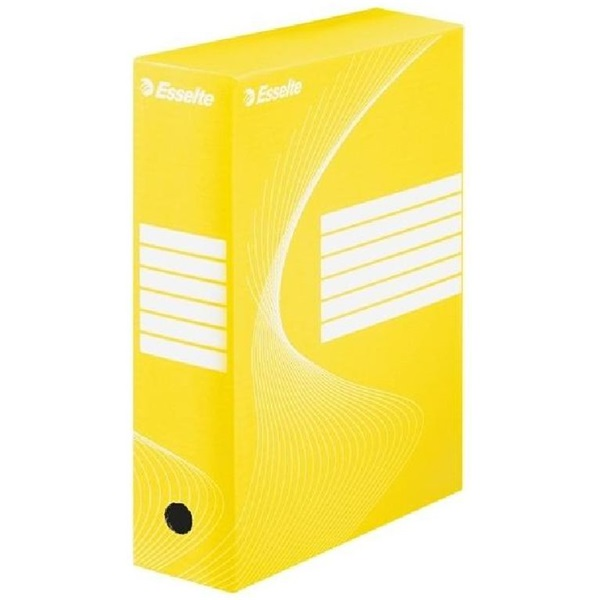 Esselte Boxycolor 10cm sárga archiváló doboz (128423)