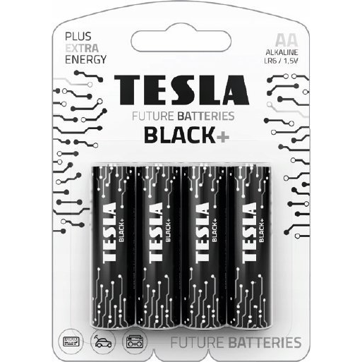 Tesla Black+ ceruzaelem AA (4 db)
