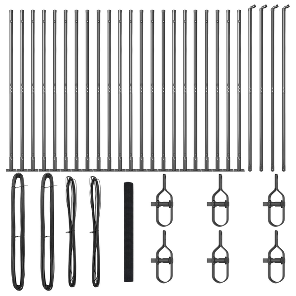 Hegesztett Drótfal 13 Flanged Post-szal Szürke 1.5x50 m Acél