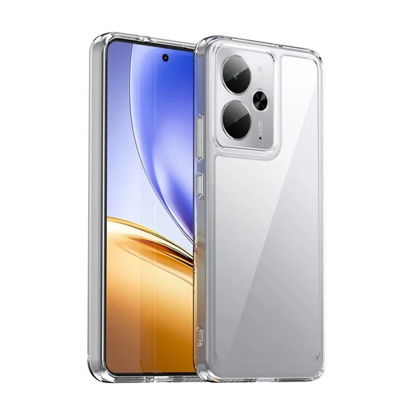 Szilikon telefonvédő (ütésállóság, átlátszó hátlap) ÁTLÁTSZÓ Realme 14 / 14T "Gigapack csomagolás" (GP-169939)
