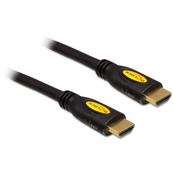 DELOCK HDMI Kabel Ethernet A -> A St/St 2.00m 4K Gold