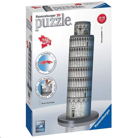 Ravensburger Pisai torony 216db-os 3D puzzle (125579) (Ravensburger 125579)