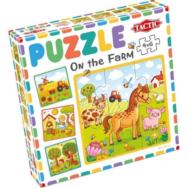 Tactic 56664 puzzel Legpuzzel 6 stuk(s) Stripfiguren