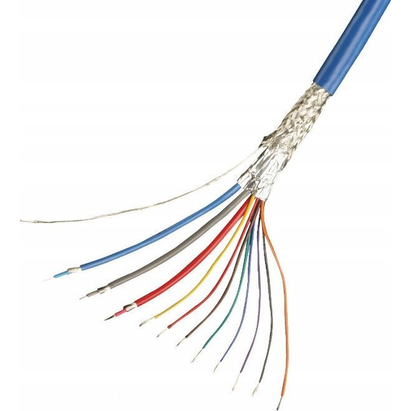 Lindy 37244 coax-kabel 100 m Blauw