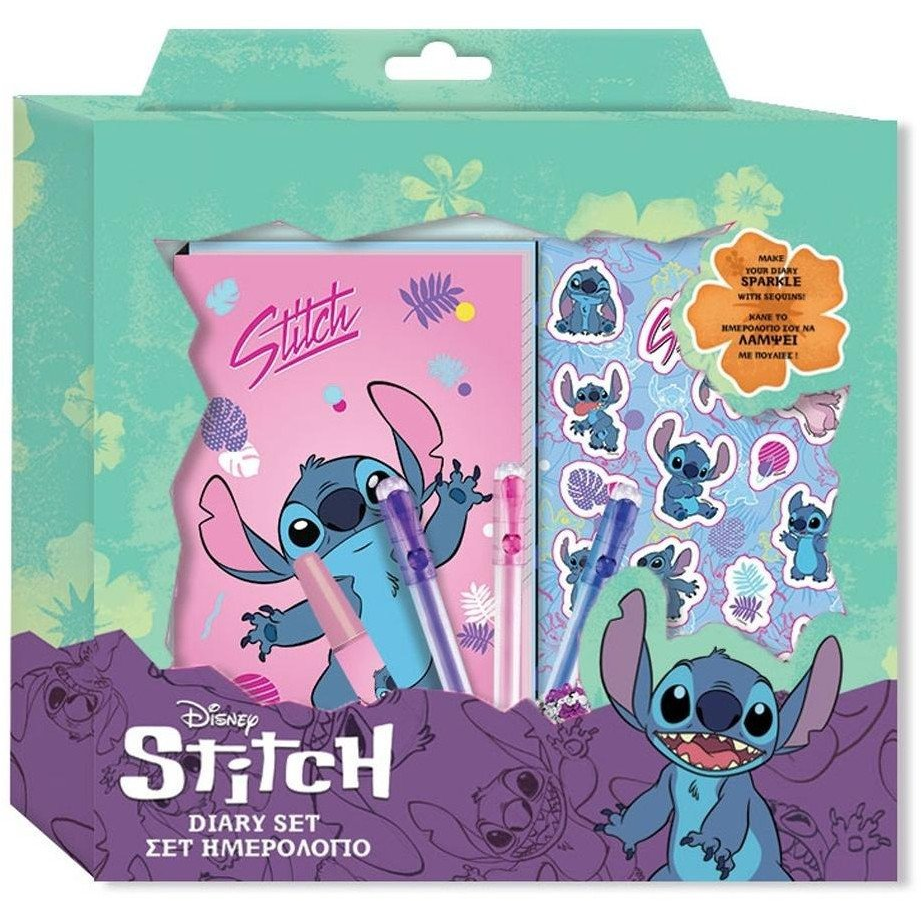 Disney: Lilo & Stitch 7 részes napló szett ajándékdobozban (5205698661464)