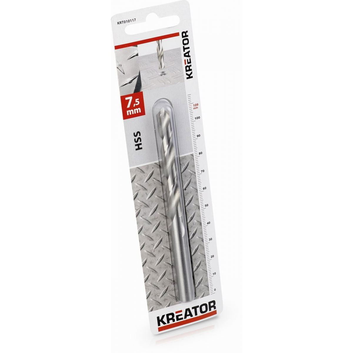 Kreator fémfúrószár 7,5 mm HSS (KRT010117)