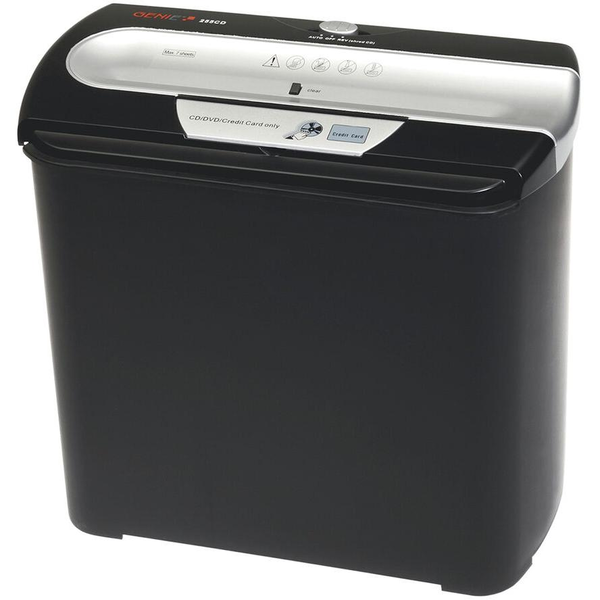 Genie 255CD Iratmegsemmisítő 7 lap csíkvágás fekete