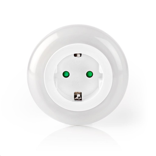 Nedis LED-es Éjszakai Világítás Nappal/Éjszaka Érzékelő fehér  (LNLGSOCK01)