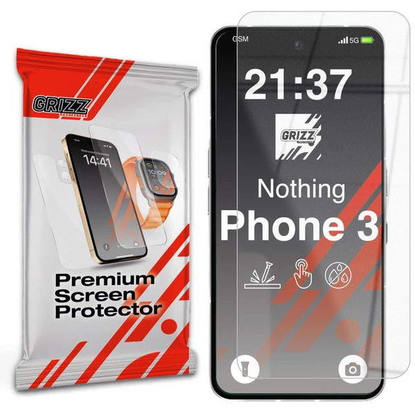 Szkło hybrydowe GrizzGlass HybridGlass do Nothing Phone (3)