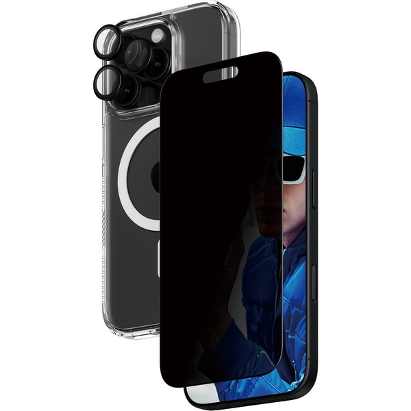 PanzerGlass PG 3-in-1 Priv Bundle iPhone 16P 6.3Inch Protector de pantalla Apple 1 pieza(s)