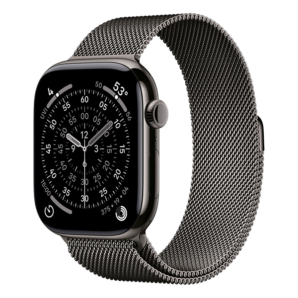 APPLE Watch Series 11 GPS + Cellular 46 мм, титанов в цвят „пала“