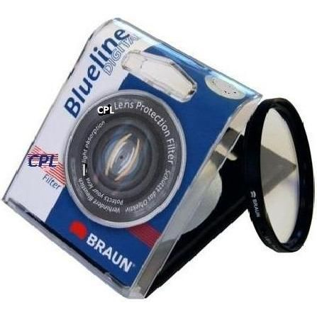 Braun 62mm Blueline Circular Polarising Filter Polariserende kamerafilter