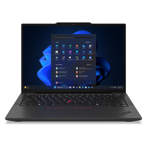 Lenovo ThinkPad X13 Gen 6 (Intel) Intel Core Ultra 7 255U Ноутбук 33,8 см (13.3") WUXGA 32 GB LPDDR5x-SDRAM 1 TB SSD Wi-Fi 7 (802.11be) Windows 11 Pro Немски Черен