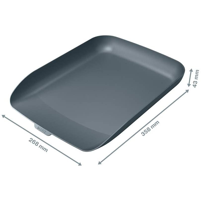 Leitz Cosy irattálca bársony szürke (53580089) (lei53580089)