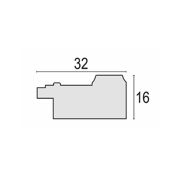 ZEP PM257W Palermo 13x18 Képkeret - Fehér
