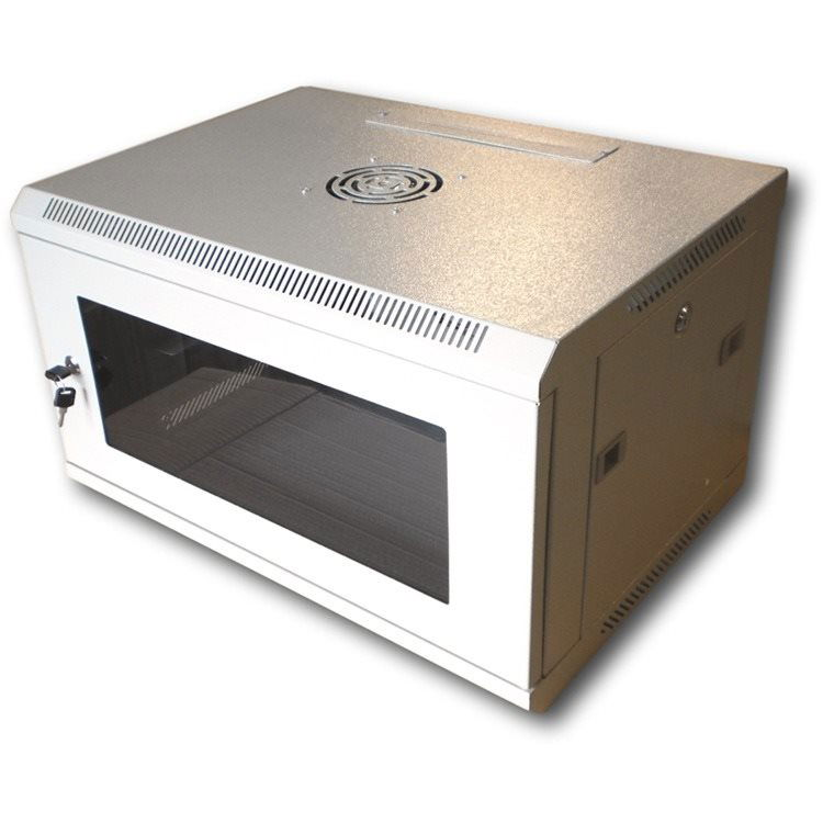 Datacom 19" RACK, egyrészes, 6U (7106)