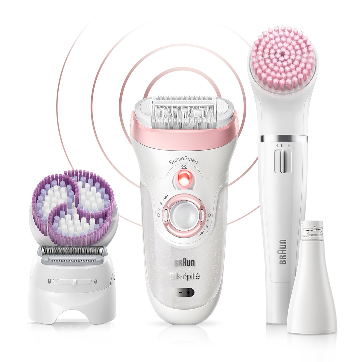 Braun Silk-épil 9 975 Beauty Set 40 pinzety/pinziet Biela, Ružová