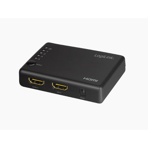 Logilink HDMI elosztó 1x4 portos 4K/30 Hz HDCP CEC (HD0036) (HD0036)