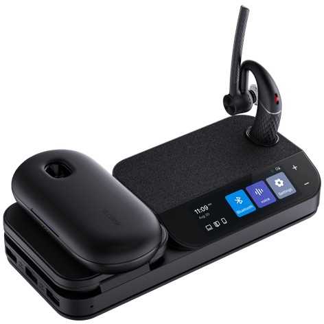Yealink BH71-WORKSTATION-PRO fejhallgató és headset Vezeték nélküli Hallójárati Iroda/telefonos ügyfélközpont Bluetooth Dokkoló Fekete (1208654)
