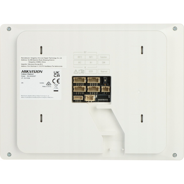 Hikvision DS-KIS213 Okos ajtócsengő kaputelefon HD kamerával - Fekete / Fehér