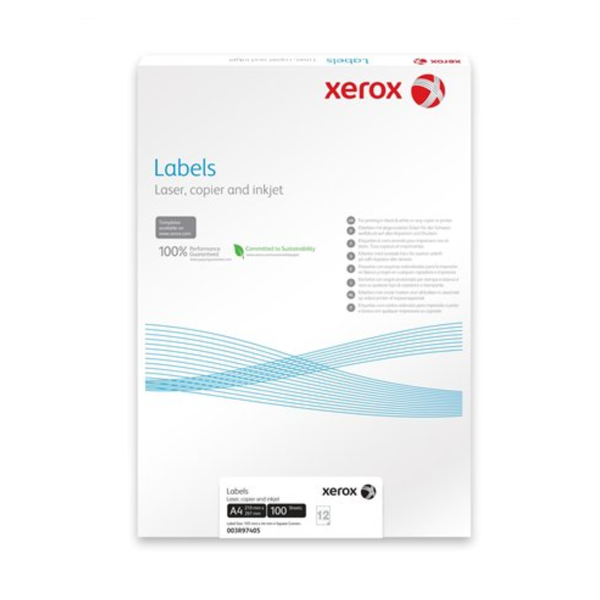 Samolepicí etikety Xerox A4 100 listů