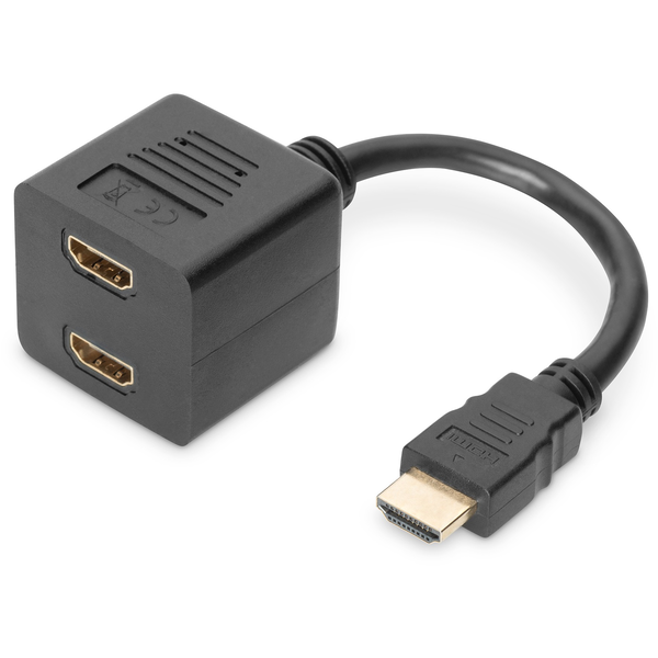 ASSMANN Electronic AK-330400-002-S HDMI adaptér 2 x HDMI černý