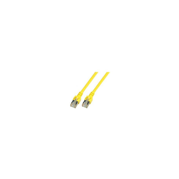 EFB-Elektronik Patchkabel Cat.5e 2xRJ45 s SF/UTP EC5000, 1m, rumeno, SF/UTP