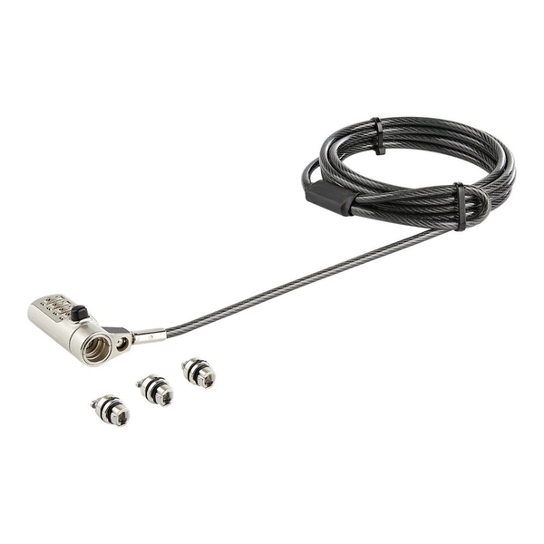 StarTech.com LTULOCK4D cabluri cu sistem de blocare Negru, Argint 2 m