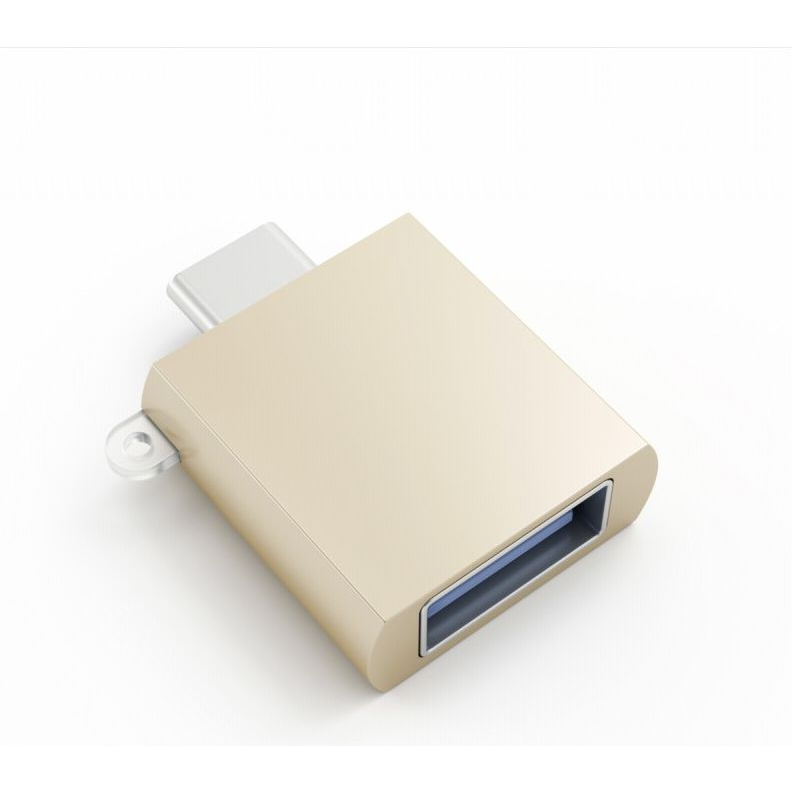 Satechi TYPE-C -> USB-A 3.0 adapter arany (ST-TCUAG) (ST-TCUAG)
