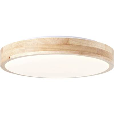 Brilliant G99414/75 Slimline LED-es mennyezeti lámpa LED Fixen beépített LED-es EEK: F (A - G) 13 W Fa (világos), Fehér (G99414/75)