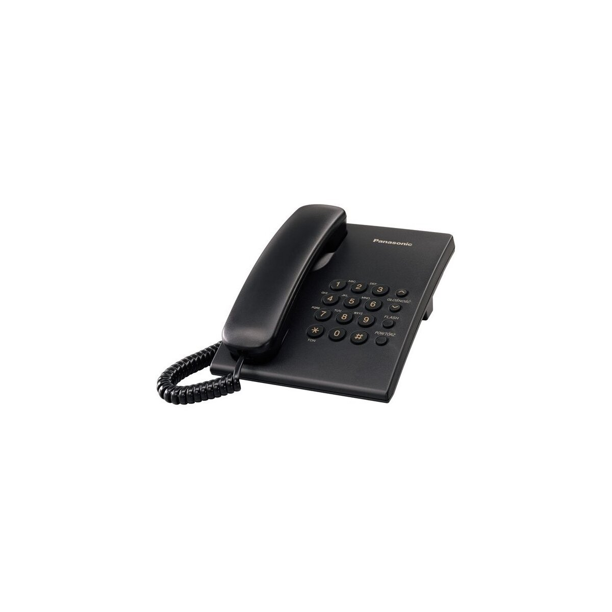 Panasonic KX-TS500PDB Asztali telefon - Fekete (KX-TS500PDB)