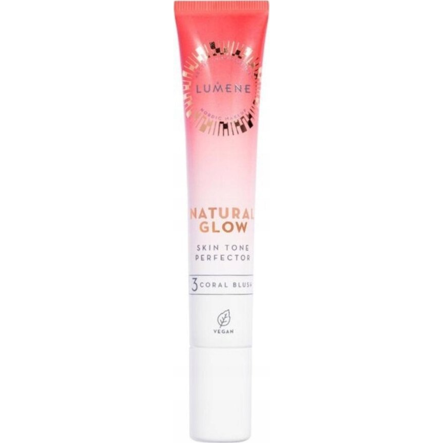 Lumene Natural Glow Skin Tone Perfector Shade 3 Coral Blush (6412600834536)
