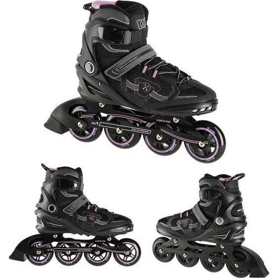 Rolki Nils Extreme NA9157 rekreacyjne fioletowe r. 42